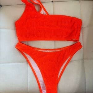 Amazon Women's Bright Orange Bikini